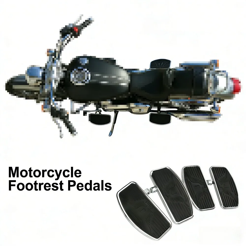 

Широкие передние и задние подножки для мотоциклов Honda Shadow, Yamaha Dragstar, Kawasaki Vulcan