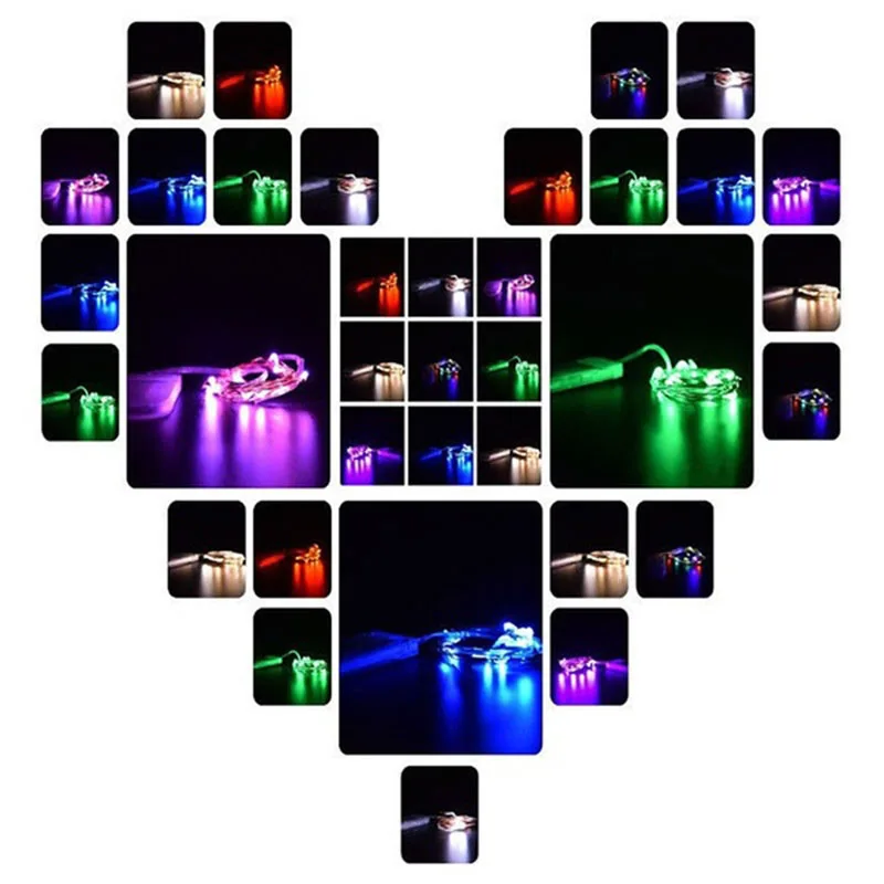 2M 20LED Fairy String Lights Holiday Christmas Decoration Party Supplies