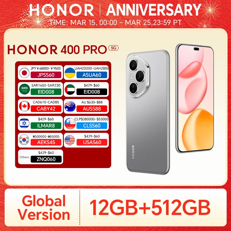 New Honor 400 Pro 5…