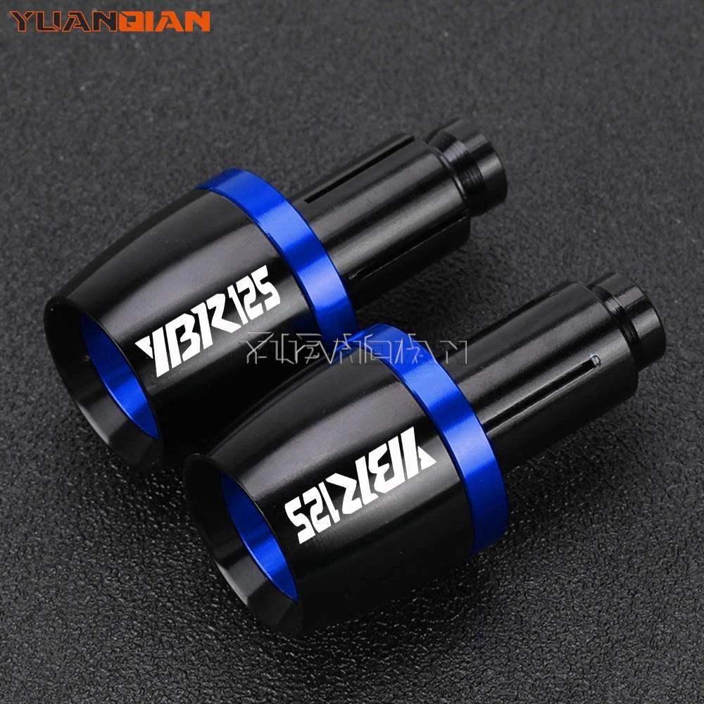 FOR Yamaha YBR125 YBR 125 2005 2006 2007 2008 2009 2010 2011 2012 2013 2014 Motorcycle CNC Handlebar Grips Bar Ends Cap Slider