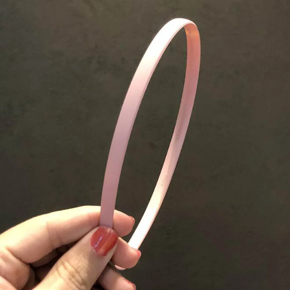 Frosted Bezel Hair Bands For Women Pink Brown Non-slip Thin Edge Headband Head Hoop With Teeth Hairband Girl Hair Accessories