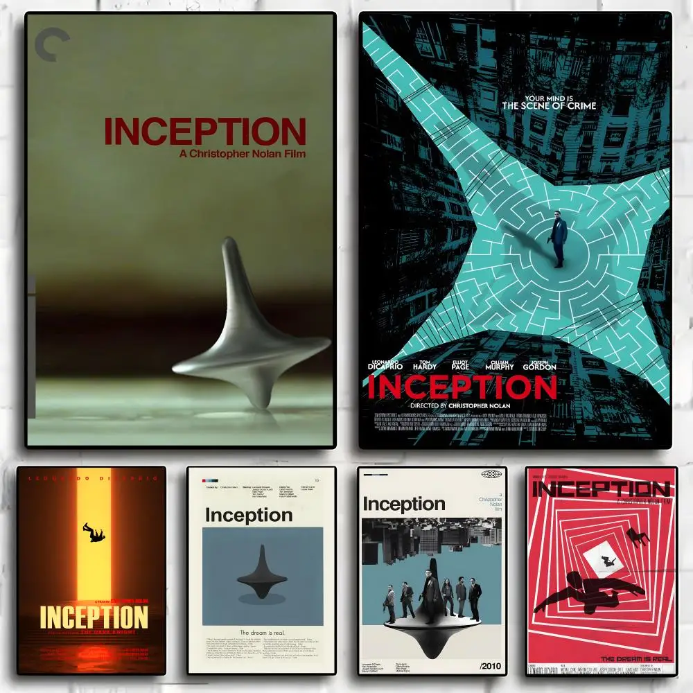 Inception Movie classic Painting Calligraphy Exhibition poster photo oil painting canvas synthetic fiber for living dining room