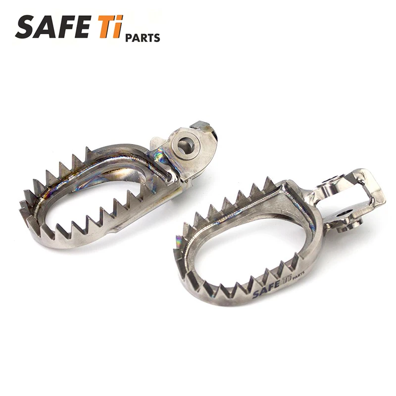 Premium Titanium Motorcycle Foot Pegs Racing Footrests For KTM 24 EXC SXF Husqvarna GasGas