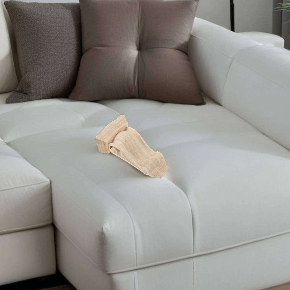 

Sturdy Wooden Corner Flower Decorations Large Corbels European Archway Molding Shelf Support for Home Hotel Villa Wall Door