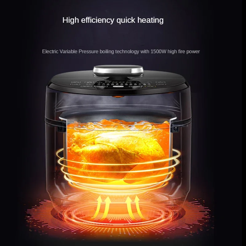 ميديا منخفضة الدهون سلسلة طنجرة الضغط ذكي IH التدفئة 5L جهاز طهي الأرز غير عصا متعدد الأواني الداخلية لمدة 3-6 أشخاص