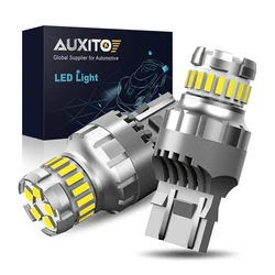 AUXITO-LED Lâmpada para Lada Opel, Luz de Posição de Estacionamento, DRL, Lâmpada Diurna, Branco, Lada, Opel, T20, W21, 5W, 7443, 7440, W21W, 6500K, 2pcs