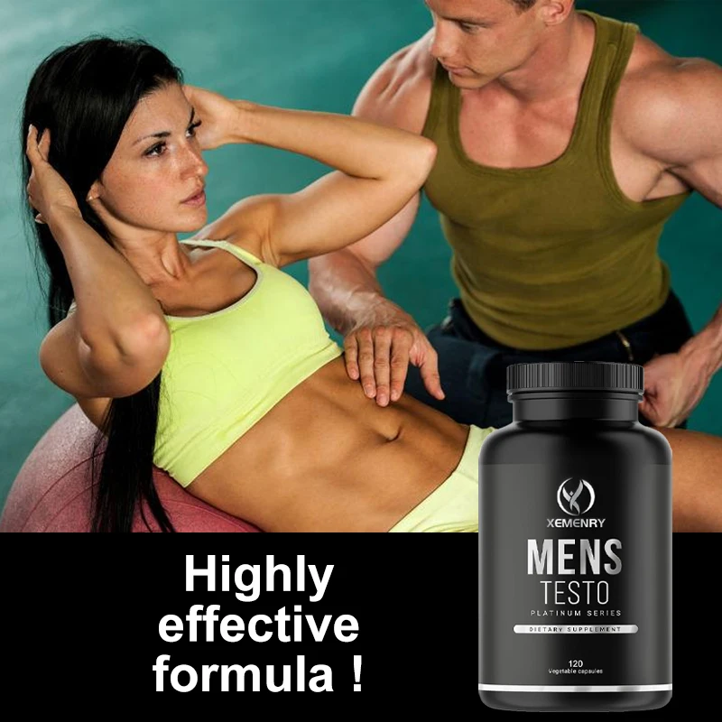 Xemenry 120 Capsules for Men and Women - Contains D-Aspartic Acid, Tribulus Terrestris, Black Maca, Epimedium, L-Arginine