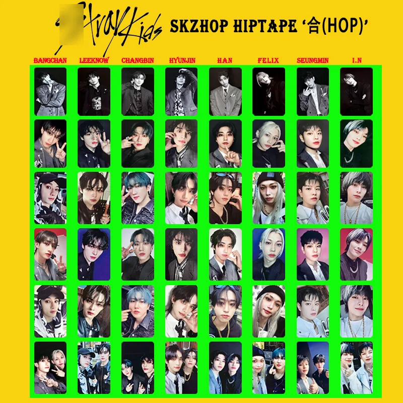 

К-ПОП STRAYKIDS LOMO-карточки SKZOO, альбом HOP&SKZOOHOP, HIPTAPE, соло-карточки Феликс, Хуан Хён, Чен, Хёнджи, маленькие карточки