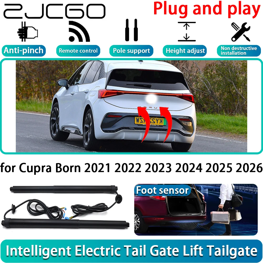 ZJCGO for Cupra Born 2021 2022 2023 2024 2025 2026 OEM Car Electric Powered Tailgate Power Liftgate Automatic Tailgate System