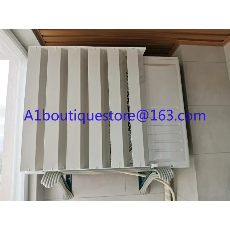 Air conditioner external unit bracket, windshield, wind guide frame, diversion anti-direct blowing, heat dissipation, windshield