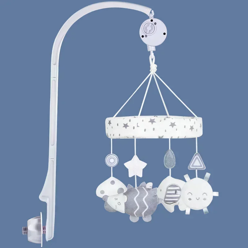 

Baby Toys 0-12 Months Crib Mobile Bed Bell Rattles Educational Toy For Newborns Car Seat Hanging Infant Crib Spiral Stroller Toy