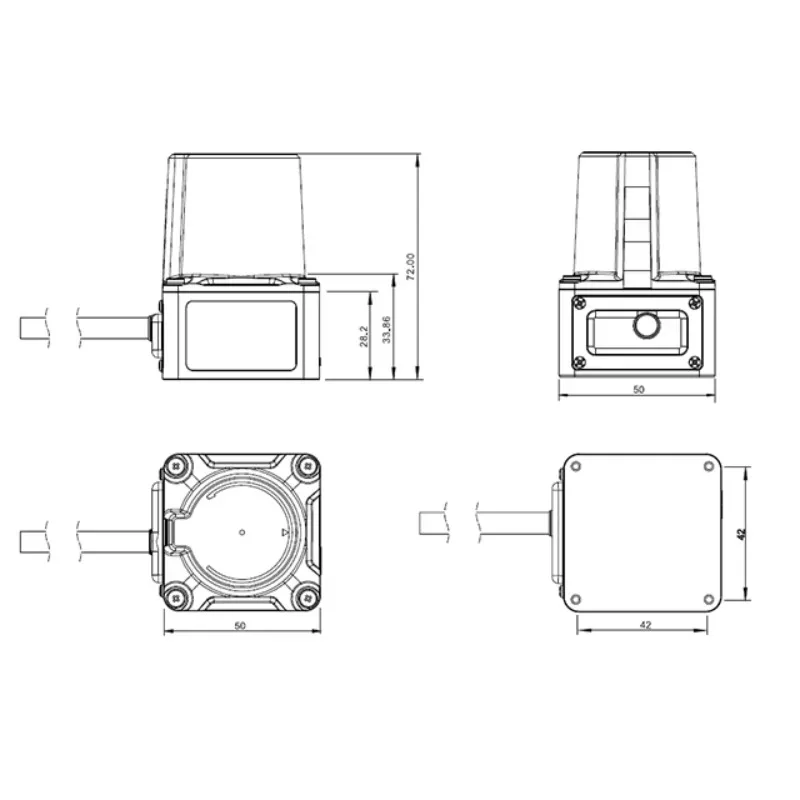 Рисунок 3 - Akusense IP67 утвердил Agv 2d инфракрасный
