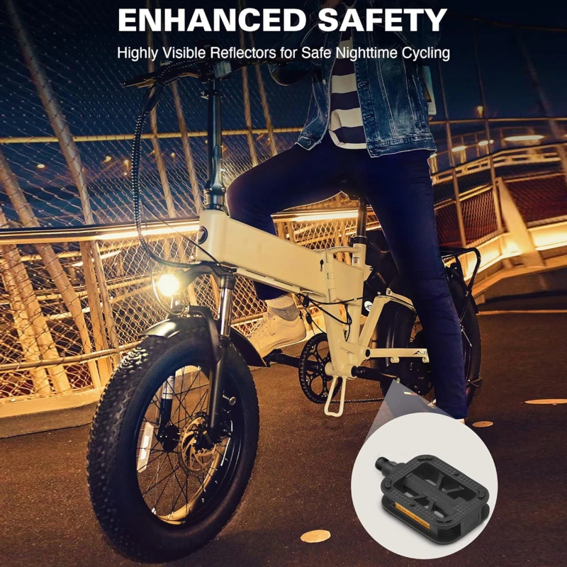 1 Paar Fahrradpedale Ultraleichte MTB-Straßenpedale Fahrrad MTB-Zubehör Fußpedale Anti-Rutsch-Pedale Standard-Universalpedale