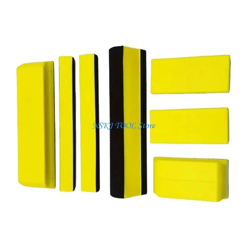 L8RC 7Pcs Manual Polishing Set Fine Gaps Treatments High Efficiency Abrasive Discs