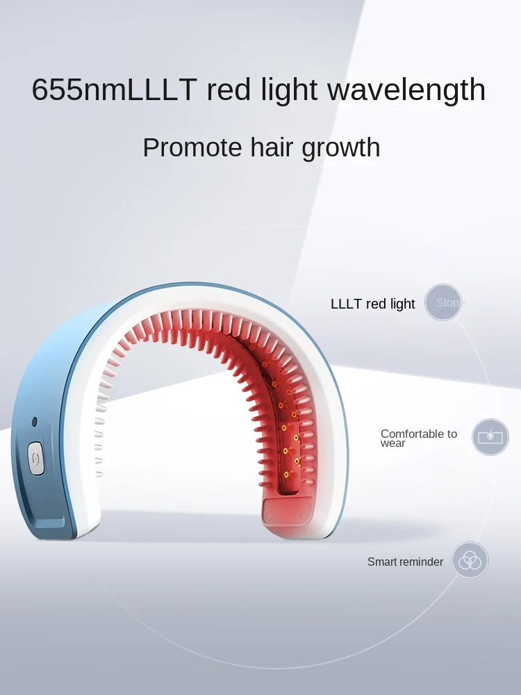 Red Light Therapy Generator for Preventing Hair-loss, Increasing Hairs Density, Helmet, Hair-comb, Scalp Care Equipment