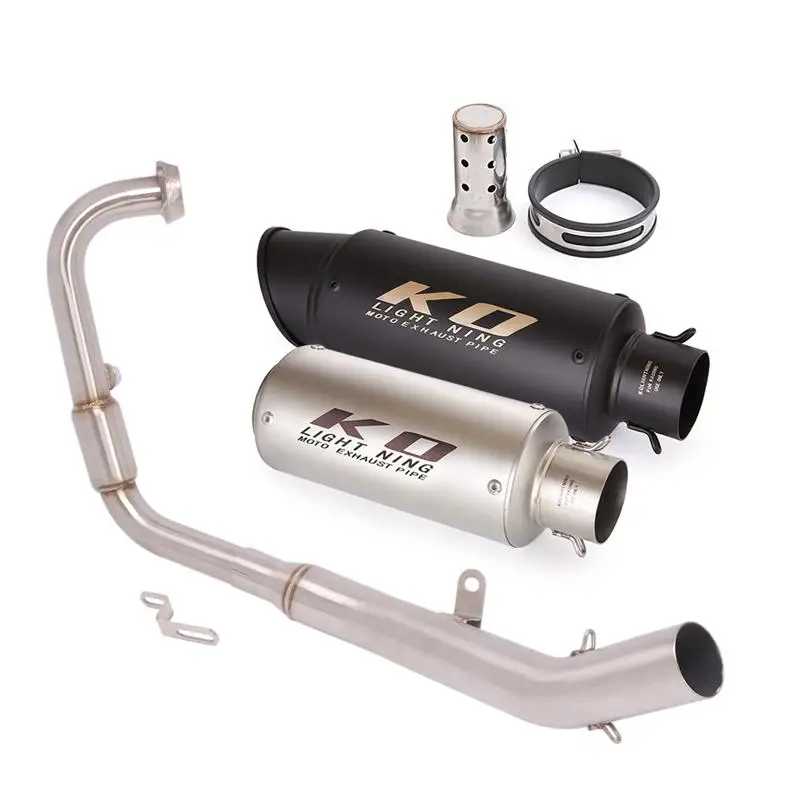 

Exhaust System For Voge LX300R LX300RR 2021-2023 Motorcycle Muffler Header Link Pipe Stainless Steel Tail Escape DB Killer 51mm