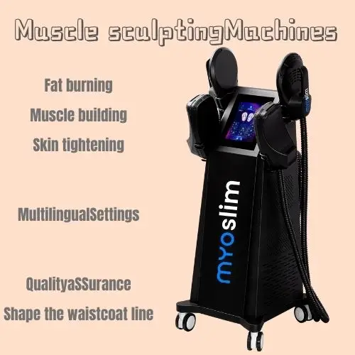 

MYOSILM Body Sculpt Machine RF Sculpting Muscle Stimulation Burning Fat 6500W Slimming Weight Loss Equipment MYOslim HI-EMT