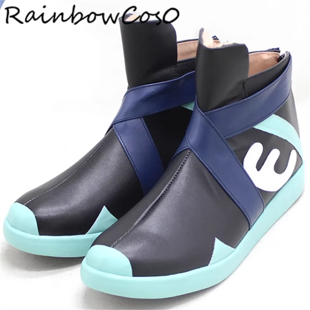Jett Han Sunwoo Cosplay Sapatos Botas Jogo Anime Festa Halloween RainbowCos0 W5345
