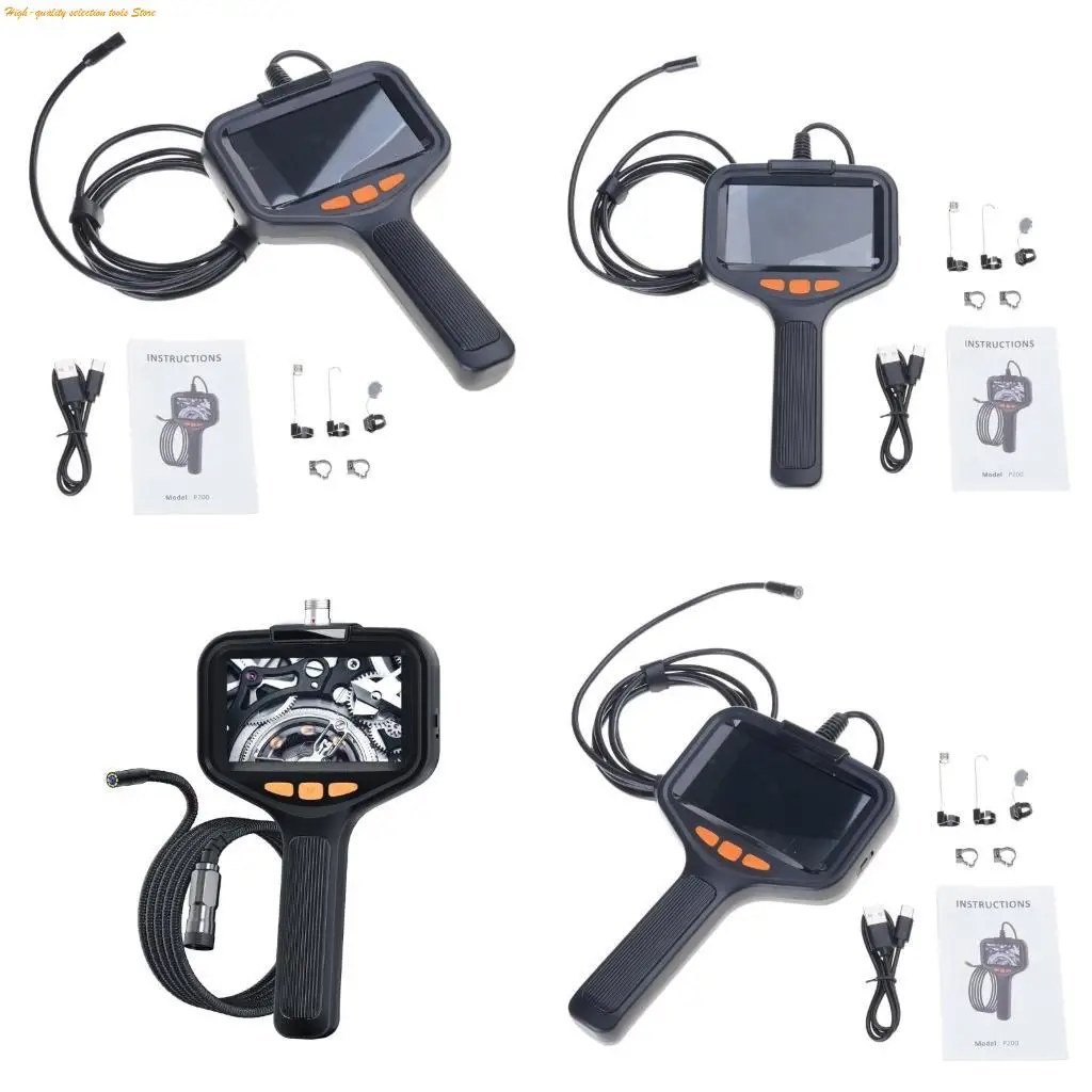 

203F Industrial Handheld Borescope with Flexible Cable Inspection Camera for Deep Pipe Engine Component Inspection