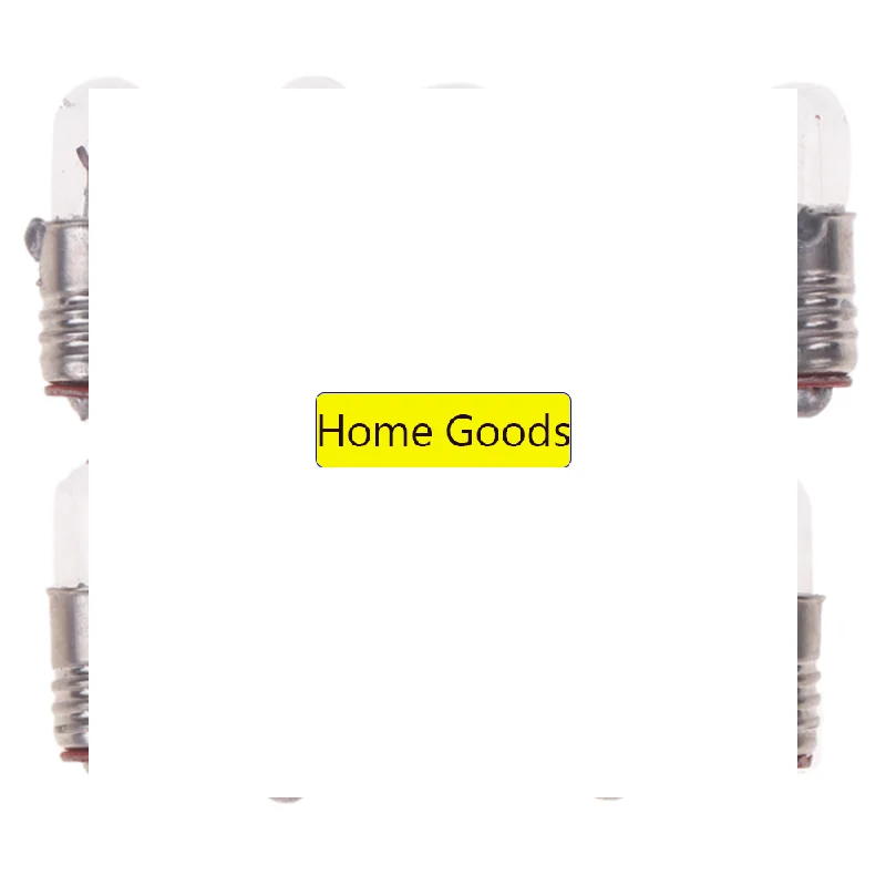 

10Pcs/Lot Mini Indicator Light Bulb E5 Screw Mouth Miniature Lamp Light Bulb 6.3V 12V 24V 0.1A Small Bulb Signal Lamp Bead