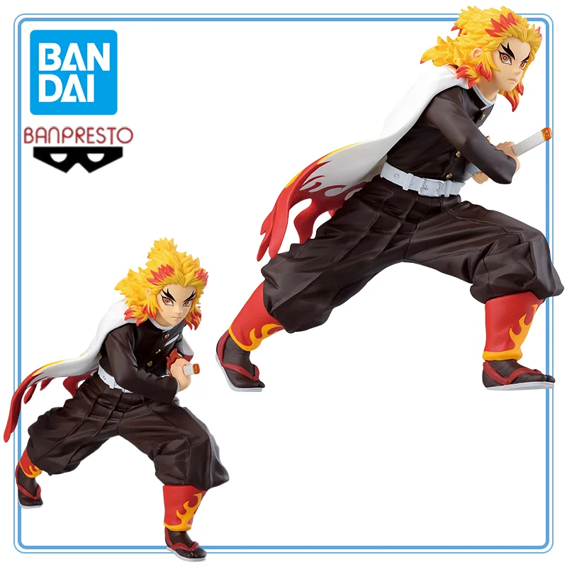 

BANDAI BANPRESTO Original Kimetsu No Yaiba Rengoku Kyoujurou Maximatic Anime Cartoon Garage Kit Model Decoration Gifts Toys