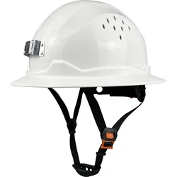 Casque de sécurité pour le travail minier avec support de lumière de sauna, casque dur respirant, capes de travail pour hommes, protection de la tête industrielle Ansi, nouveau type