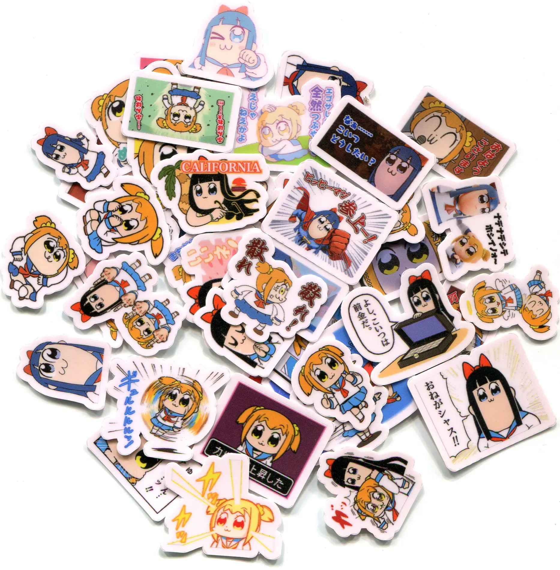 POP TEAM EPIC  48pcs DIY Sticker Z 1512