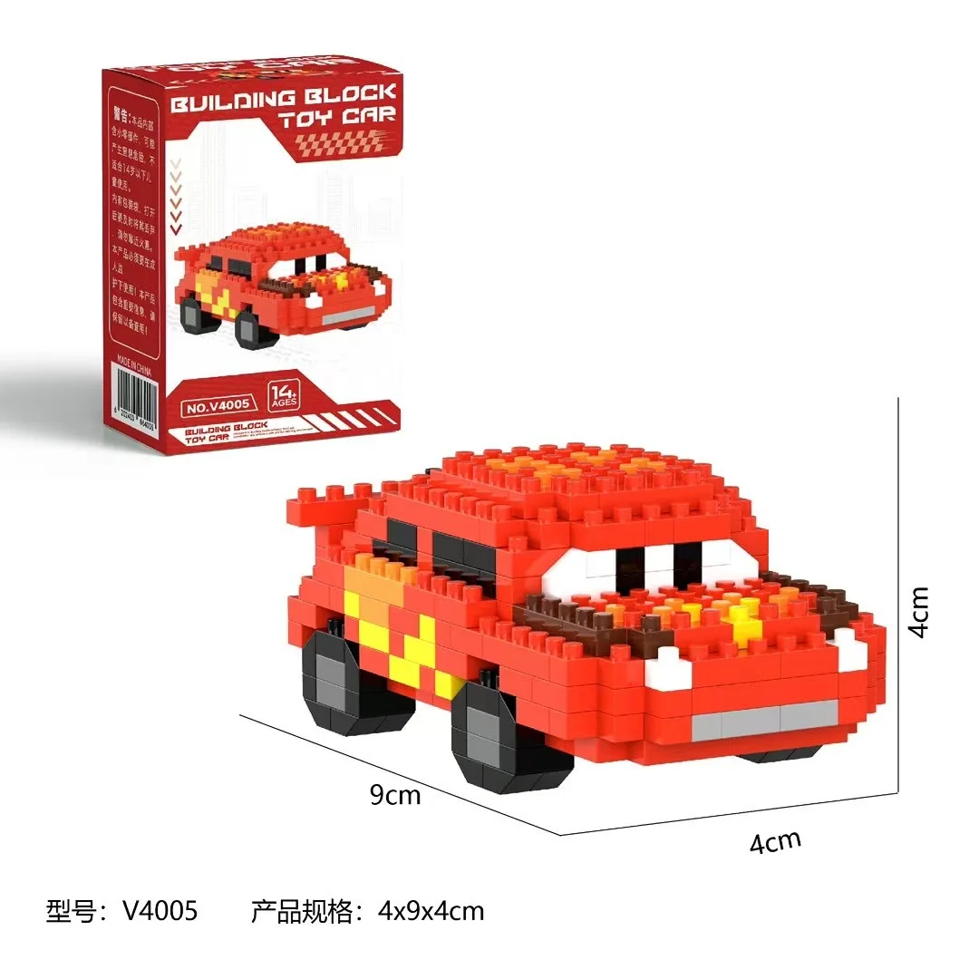 Cars 3 Pixar Auto Bouwstenen Lightning McQueen Jackson Storm Cartoonfiguur Speelgoed Sally Carrera Voor Kinderen Verjaardagscadeau