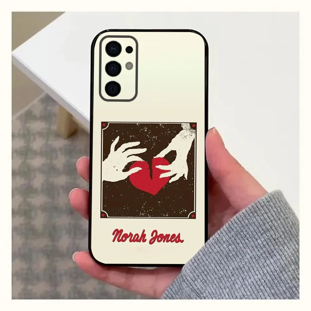 Singer N-Norah J-Jones Phone Case For Samsung S24,S21,S22,S23,S30,Ultra,S20,Plus,Fe,Lite,Note,10,9,5G Black Soft Cover