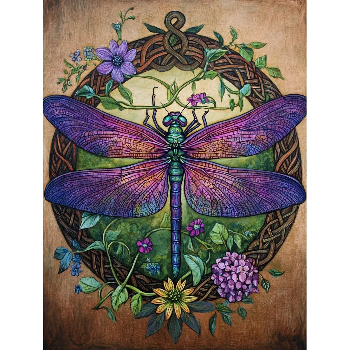 1 unidad de kit DIY de punto de cruz con estampado de 30x40cm/11,8x15,7 pulgadas, 11CT/14CT, juego de punto de cruz relajado para principiantes adultos, florero lleno de