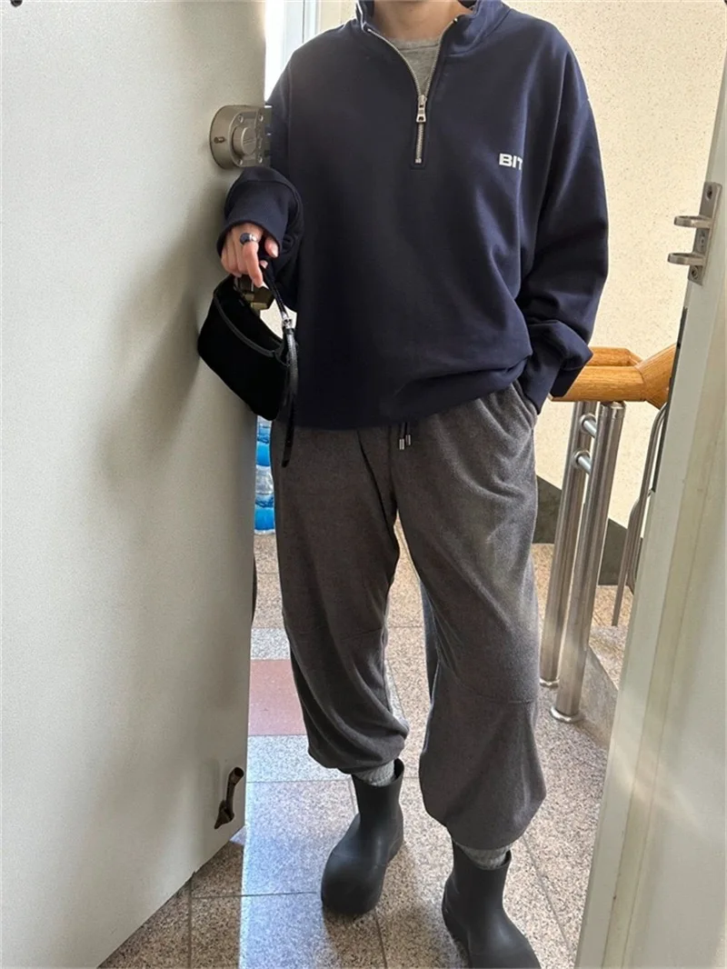 PREON カジュアル Dstring パンツ 秋冬新作 Sle 多用途 スポーツ ルーズフィット レディース パンツ l ウエスト その他素材