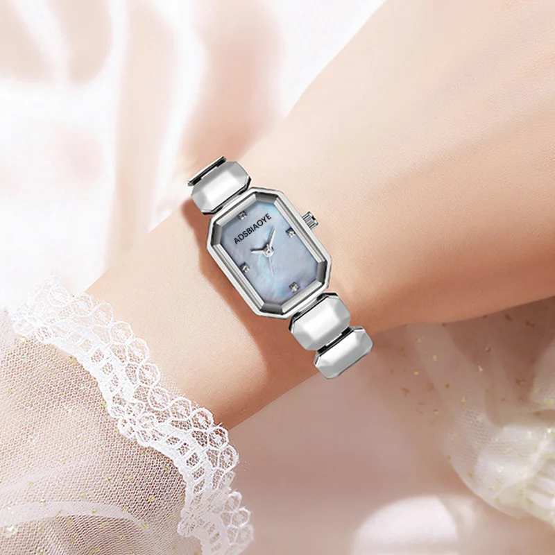 Creative Steel Women Watches Dress Bracelet Wristwatches Ladies Square Waterproof Female Clock Relogio Feminin