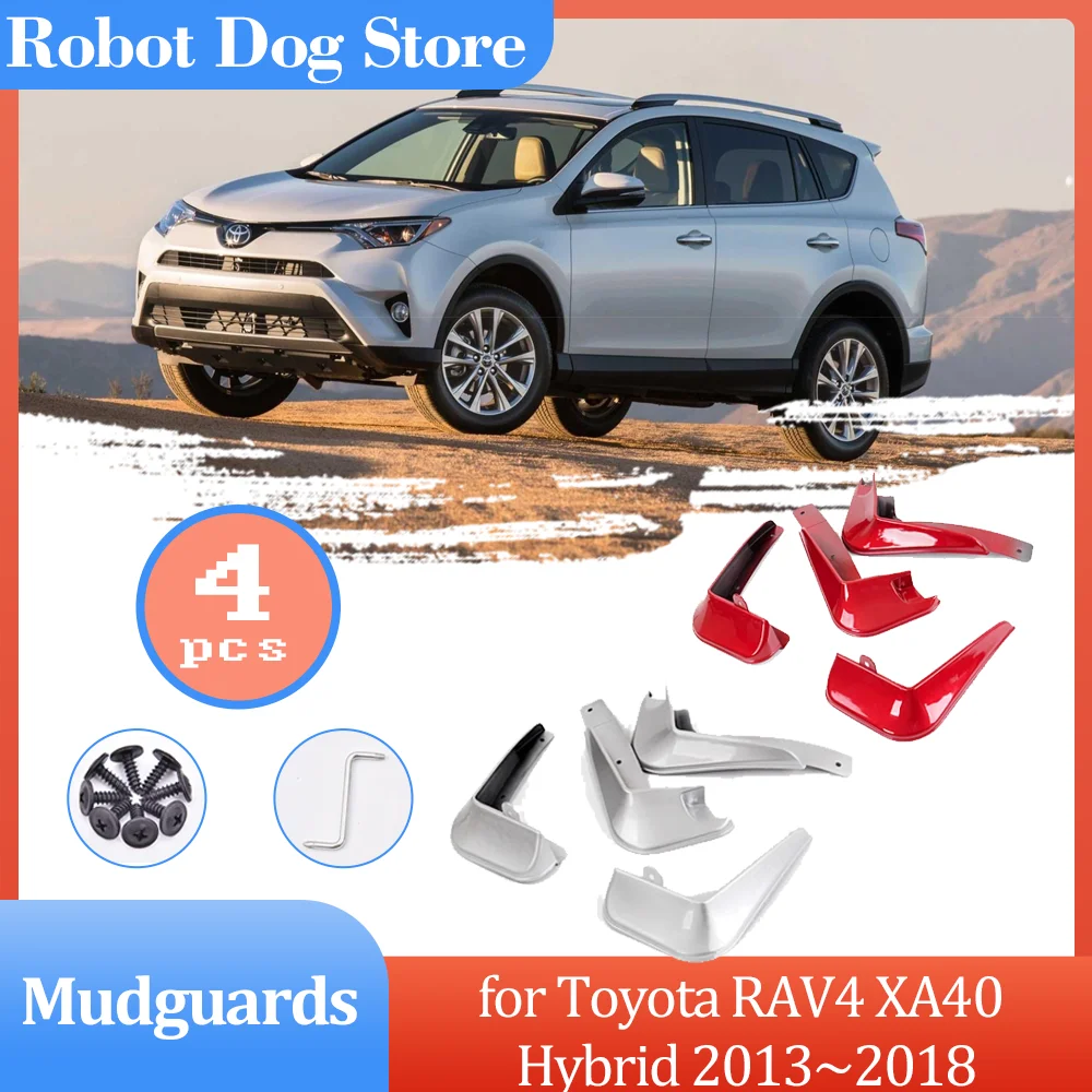 

Car Mudguards for Toyota RAV4 XA40 Hybrid 2013~2018 2014 2015 Mud Flaps Splash Guards Cover Part Spoiler Fender Flare Accessorie