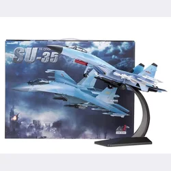 Diecast 1:48 Scale Su-35 fighter Alloy Finished Aircraft Simulation Model Toy Static Decoration Souvenir Gifts For Adult Boy