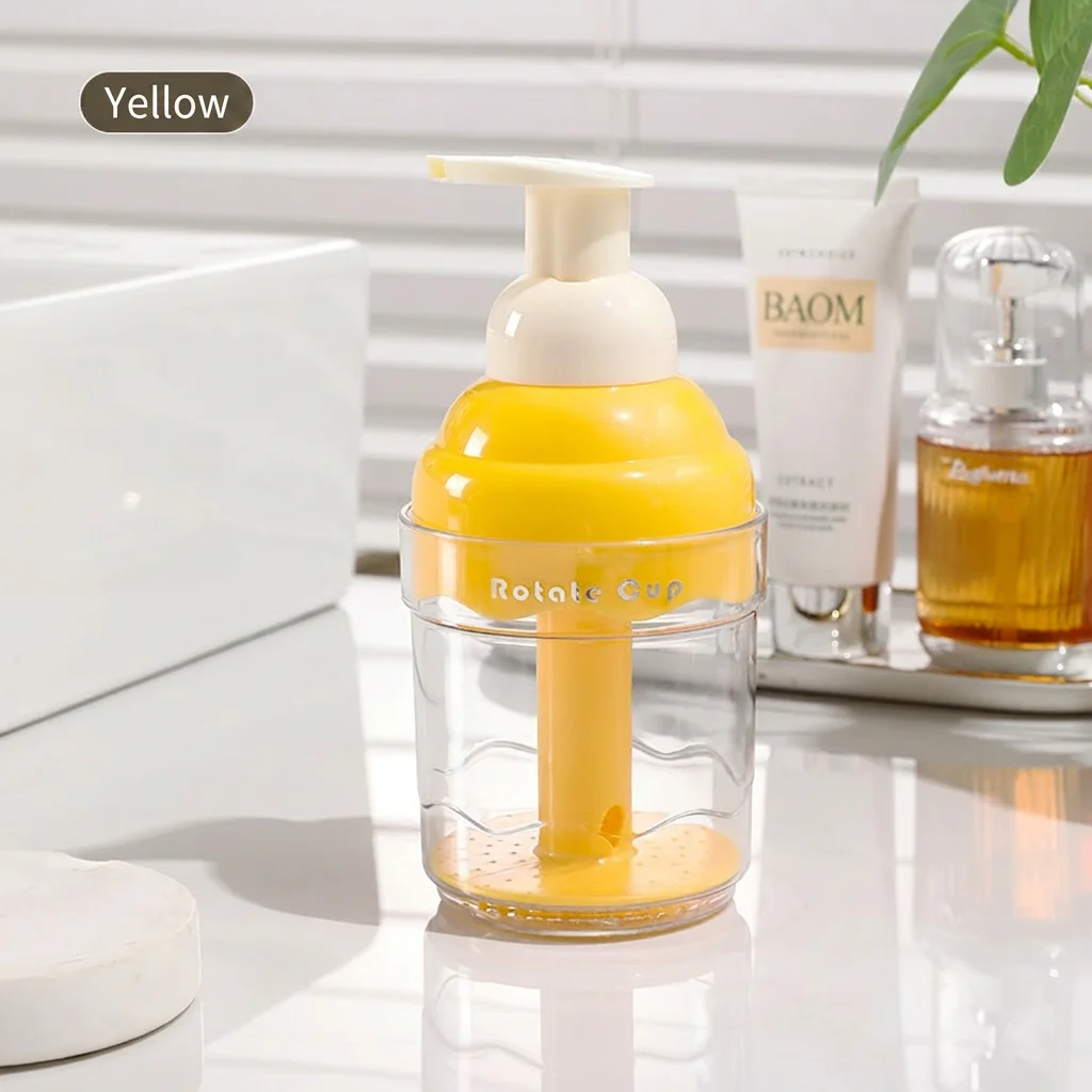 Foam Maker Bottle Transparent Quick Lather Foam Maker Foaming Refill Container Easy To Disassemble Press Type Foaming Bottle
