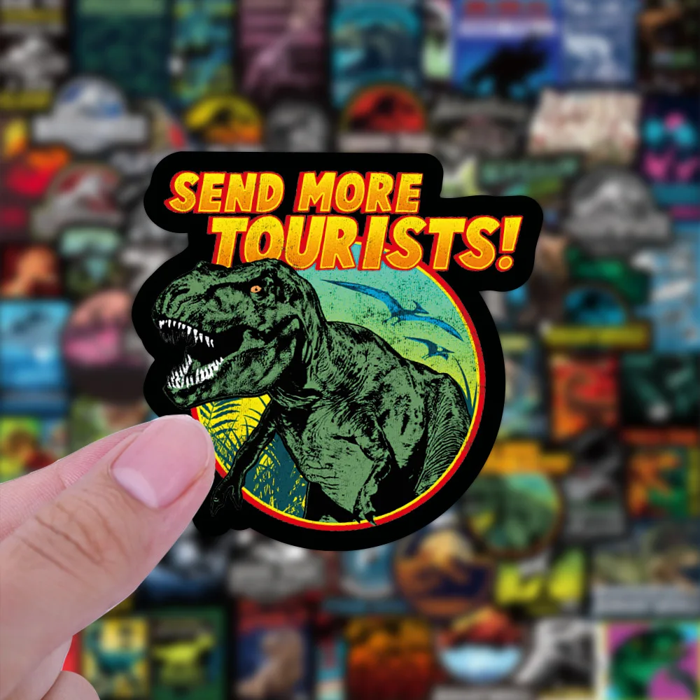 50/75PCS/Pack Jurassic Park Dinosaur Animals Graffiti Stickers For Furniture DIY Chair Toy Car Trunk Computer Motorcycle