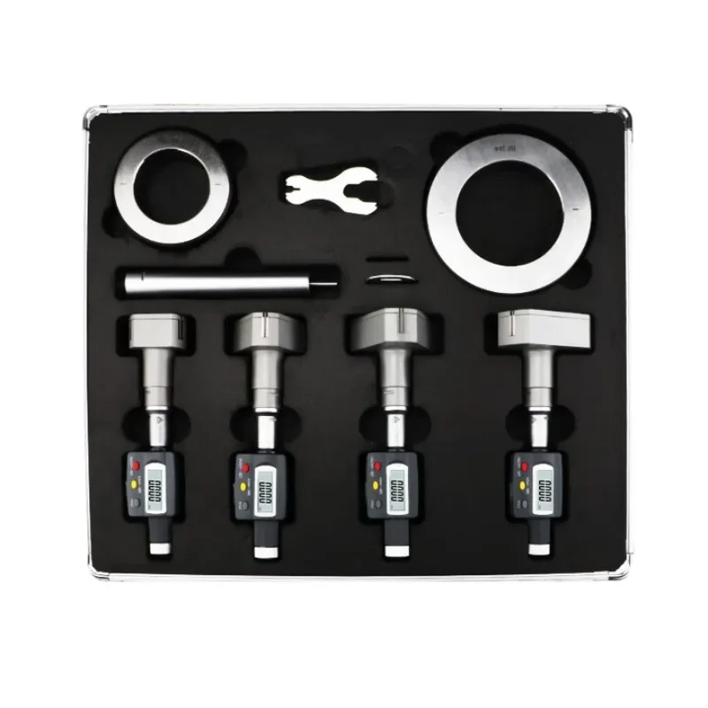 Inner diameter micrometer Three-point inner measurement micrometer Grab aperture High precision 0.001 digital display