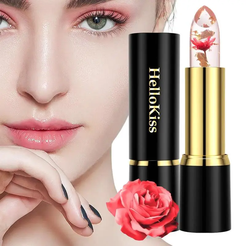 Temperature Lip Gloss Long Lasting Moisturizing Lip Stick Jelly Tinted Balm For Girls Women Birthday Christmas Holiday Gifts