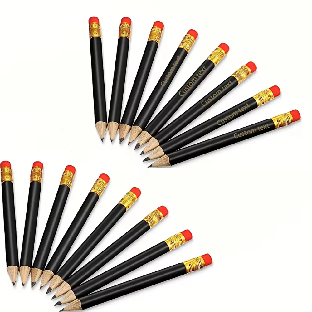 20, 30, 45, and 80 Pieces of Custom Engraved Design Pencils, Perfect as a Gift for Weddings, Engagement Ceremonies, Parties, and Other Occasions. Personalize with Name/Custom Text/Logo. Personalized Gifts for Friends and Classmates. Exclusive Pencils