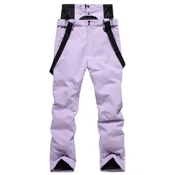 Skiing Mountain Pants 2025 New Ski Pants Men Winter Thermal Windproof Waterproof Snowboarding Overalls Outdoor Sports Snow Pants