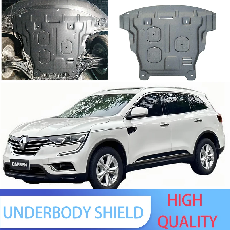 

Engine underguard suitable for Renault Koleos from 2017-2019, providing engine bay protection and chassis coverage.