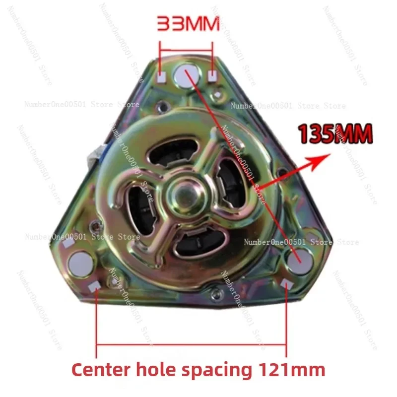 Pure copper wire semi-automatic washing machine motor XD-180W washing 150 motor dual cylinder universal equilateral triangle