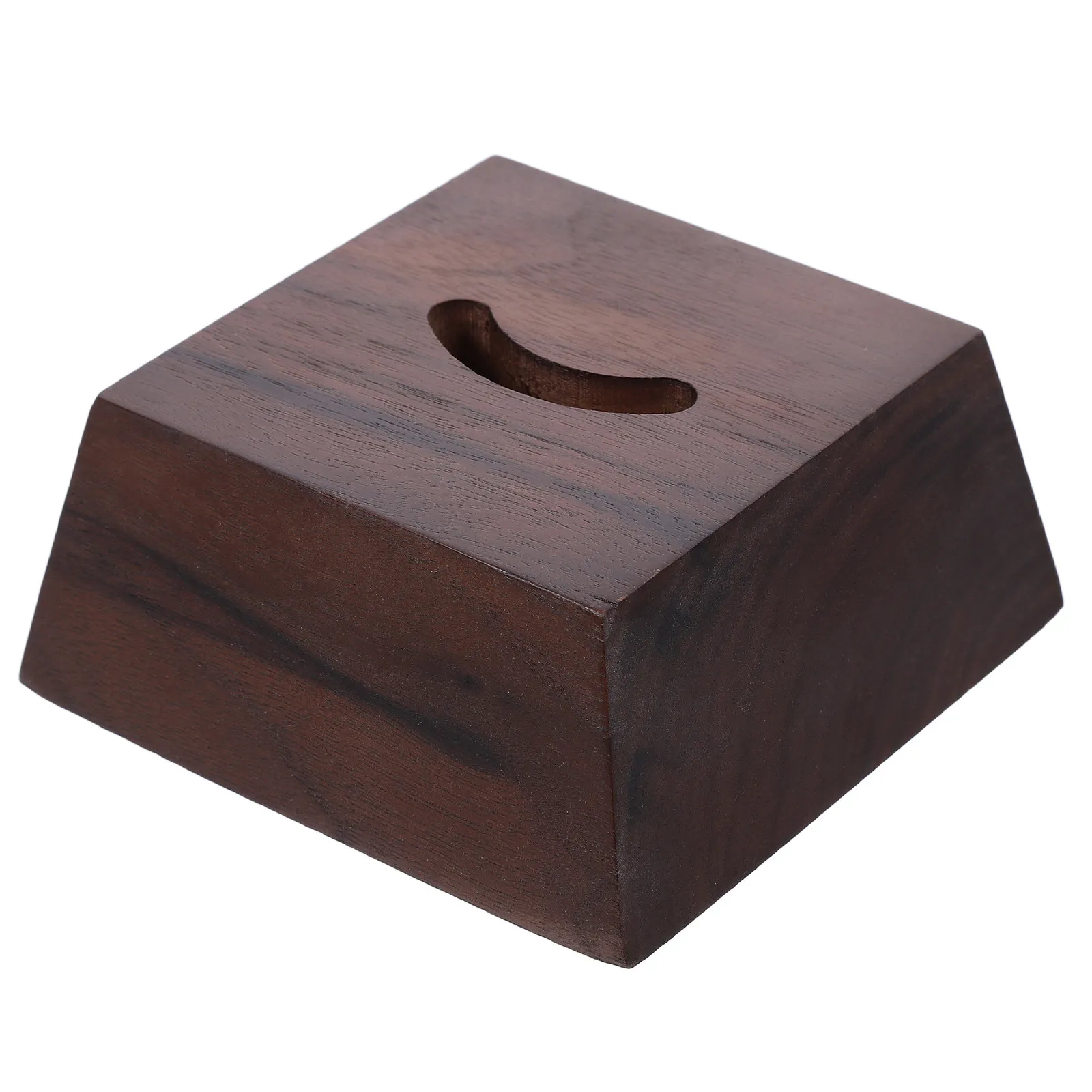 Wooden Shoe Horn Stand Solid Wood Base Entryway Organizer Holder Smooth Polished Surface Shoe Horn Storage Dock for Home Hallway