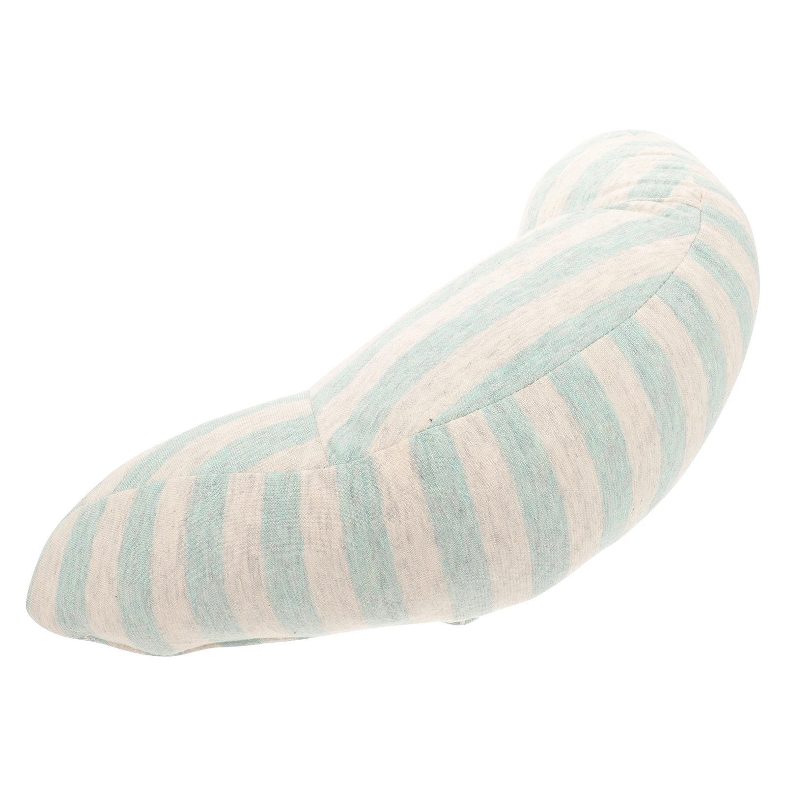 

Kids Neck Pillow Car Headrest Green Striped Seat Support Comfortable Durable Kids Headrest Pillows for Long Use