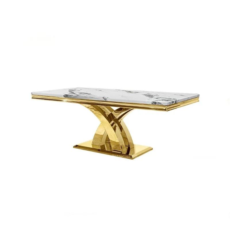 

Light luxury marble dining table Modern simple home high-end dining table