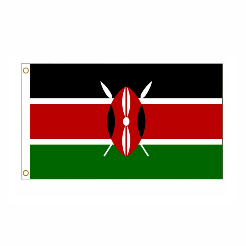 Bandera de Kenia, bandera nacional de la República de Kenia, 90x150cm