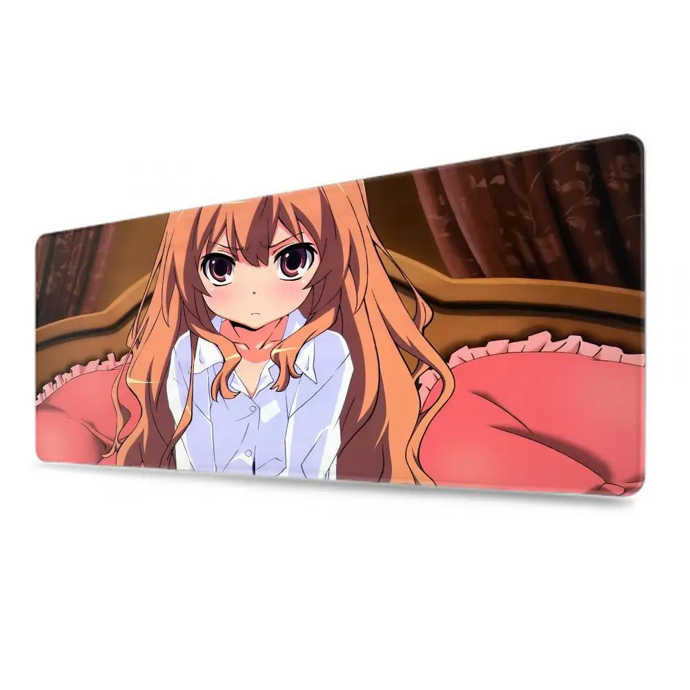 Anime Toradora Taiga aisaka Mouse Pad XXL Gaming Accessories Gamer Keyboard Desk Mat Non-Slip Laptop Notebook Mousepad 90X40CM