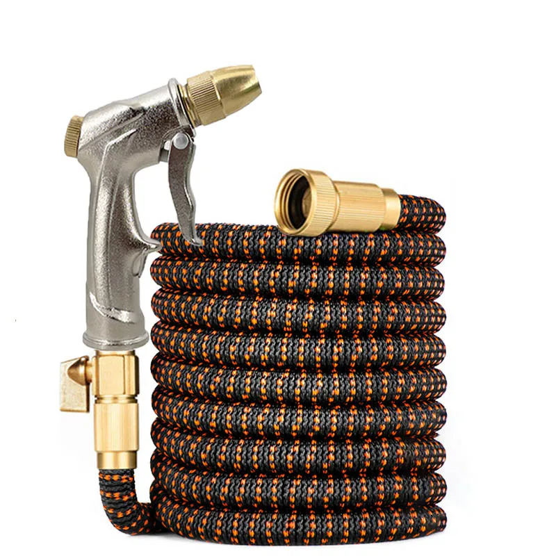 

High-Pressure Garden Hose Nozzle Retractable Multifunction Spray Gun for Car Wash Watering Plants Portable Ergonomic