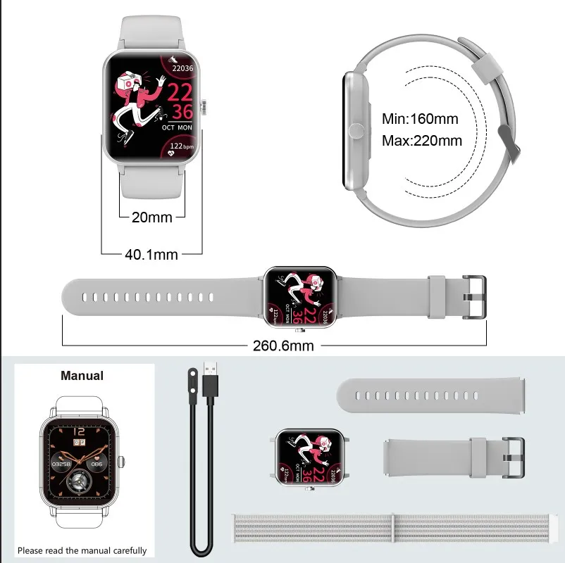 Смарт-часы Blackview R3 Pro для мужчин и женщин, спортивные ультрадлинные с пульсометром и монитором сна, для IOS и Android телефонов