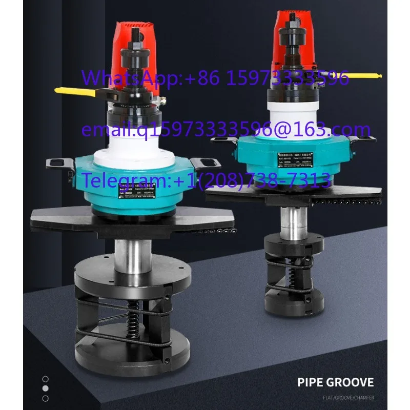 Internal Expanding Pipe Beveling Machine and Electric Handheld Metal Pipe Deburring Edge Milling Tool
